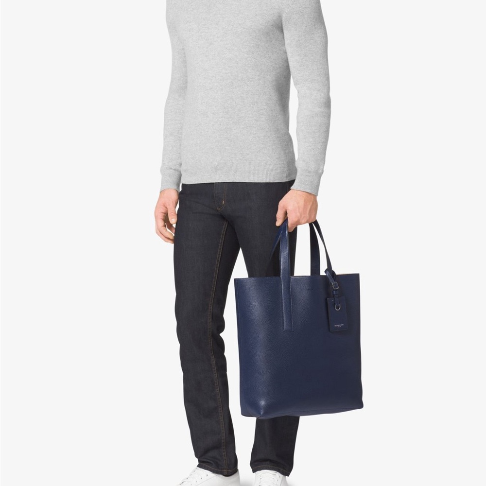 michael kors men’s mason reversible tote navy